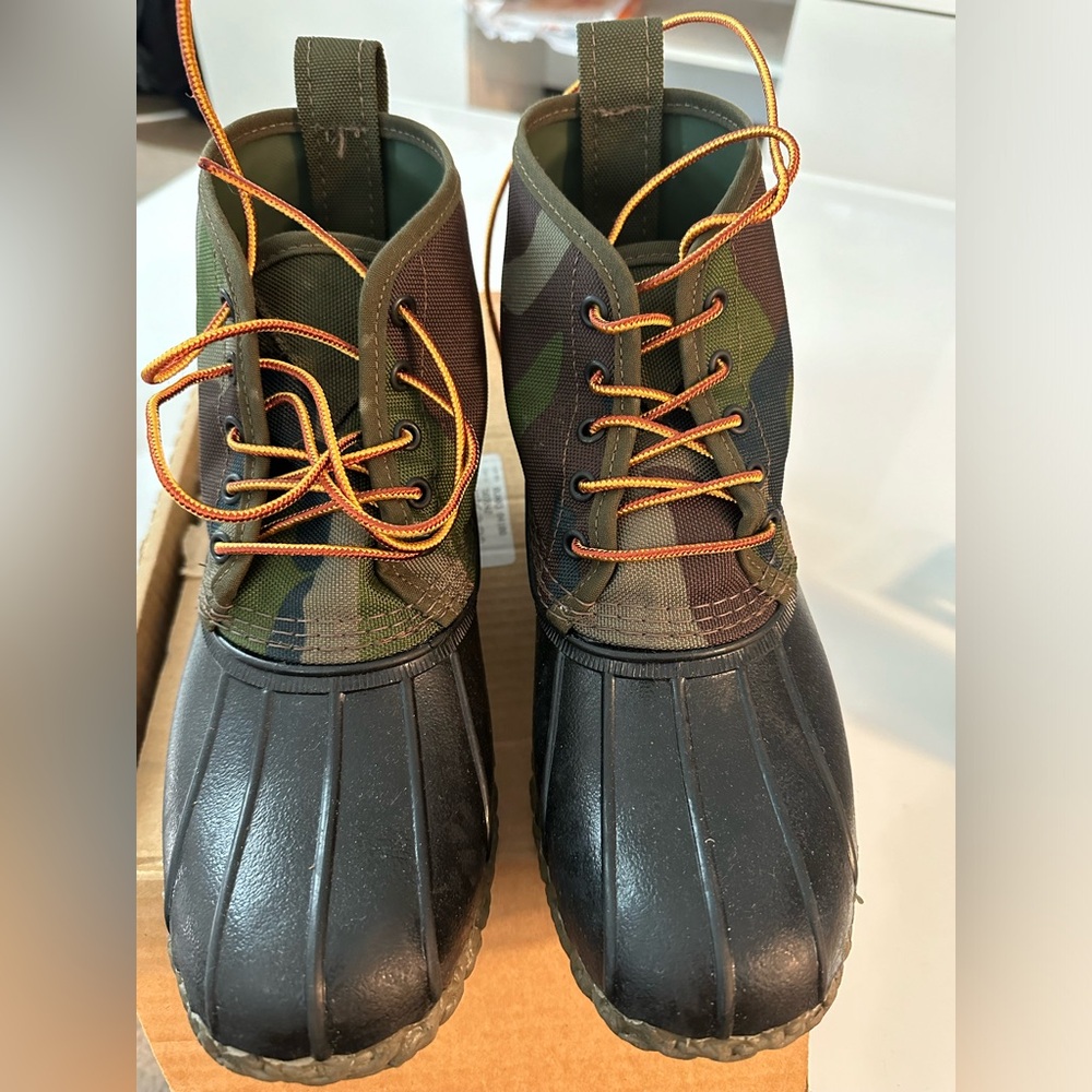 Nwb Custom Made L.L. Bean Bean Boot Army Fatigue … - image 1